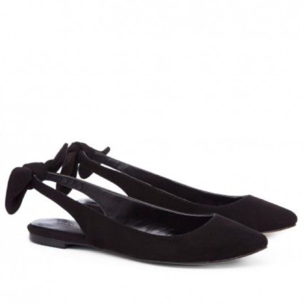 Sole Society black suede flats